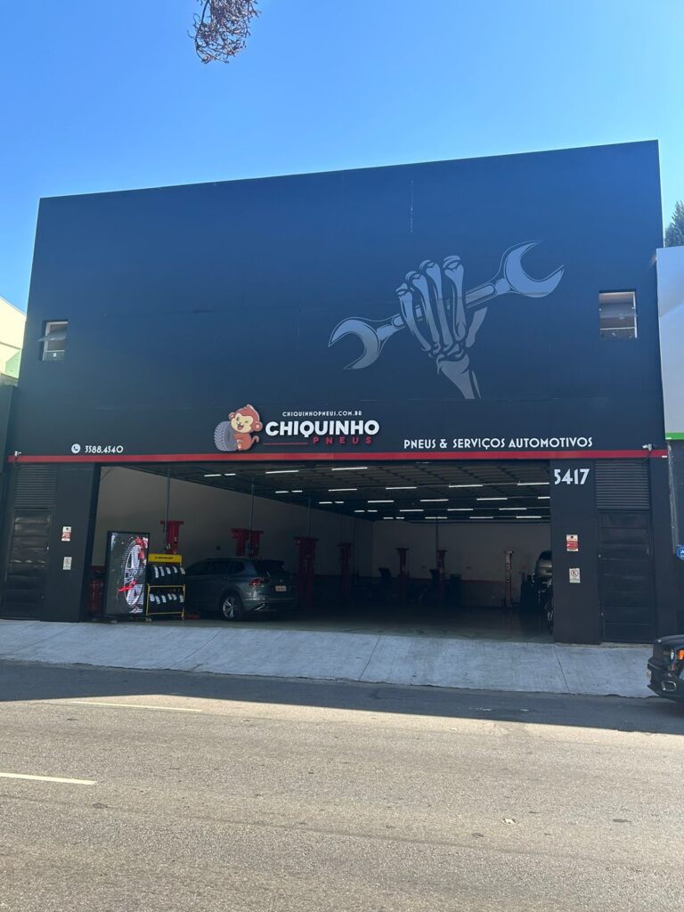 fachada da loja chiquinho pneus