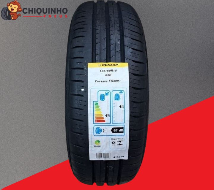 Pneu 185/60R15 Dunlop Enasave EC300 84H Chiquinho Pneus e Autocenter São  Paulo