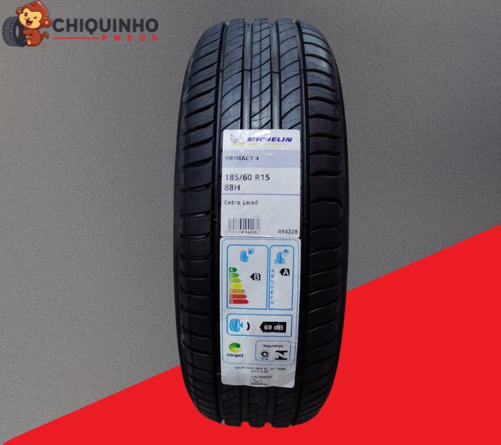 Pneu 185/60R15 Michelin Primacy 4 88H - Chiquinho Pneus e Autocenter São  Paulo