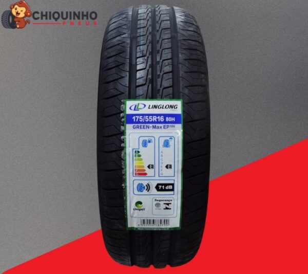 O pneu 175/55R16 Linglong é o equipamento original do BYD Dolphin