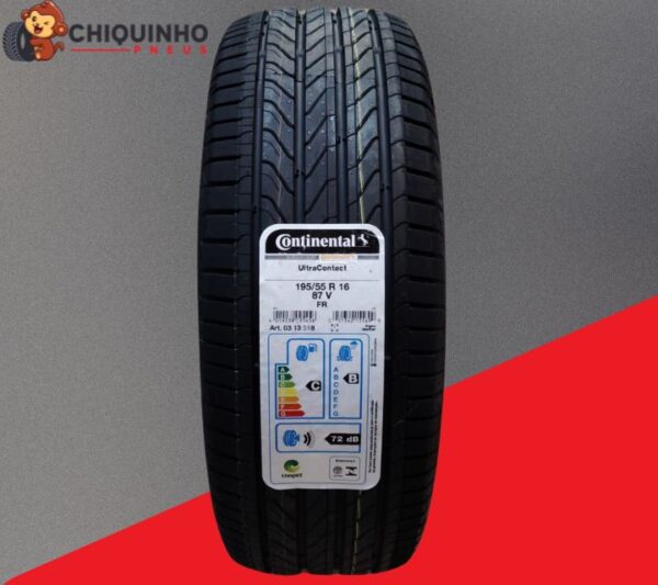 Pneu 195/55R16 Continental UltraContact 87V