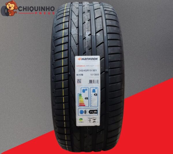 Pneu 245/45R19 Hankook Ventus S1 Evo2 K117B 98Y