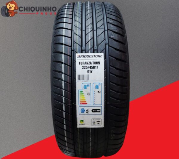 Pneu 225/45R17 Bridgestone Turanza T005 91Y