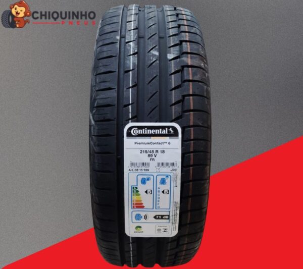 Pneu 215/45R18 Continental PremiumContact 6 89V